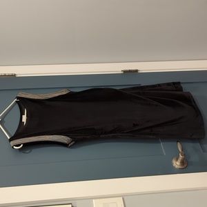 Black velvet APRICOT dress